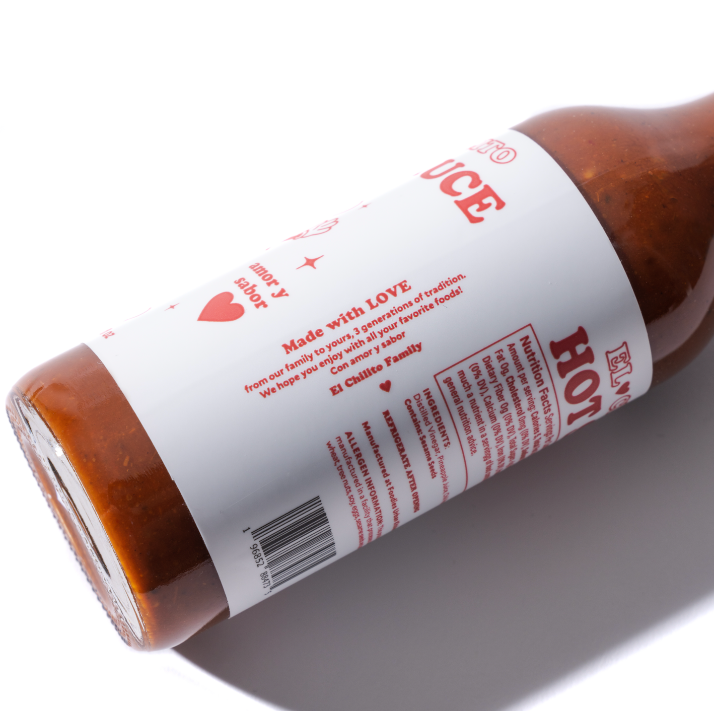 El Chilito Hot Sauce 5 oz. Bottle